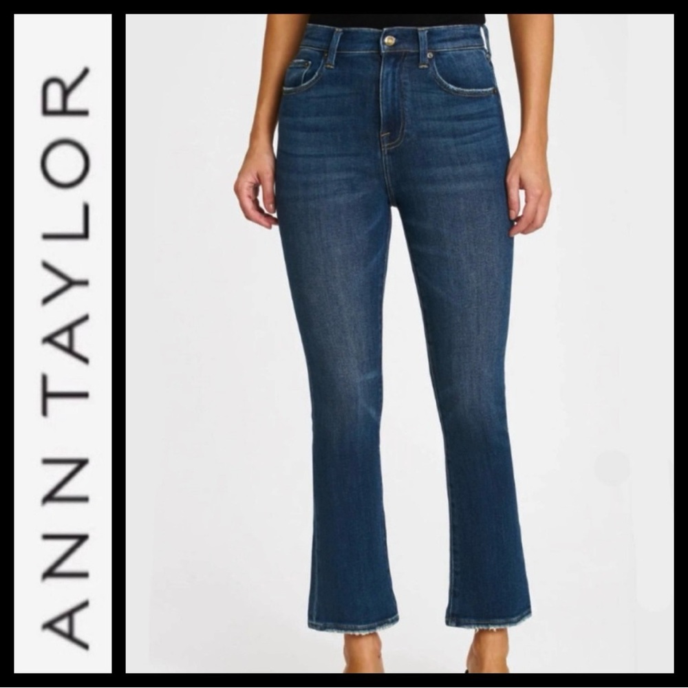 NWOT Ann Taylor Petite Modern Slim Crop Jeans
